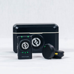 Kit microfone lapela sem fio duplo Hollyland Lark m2