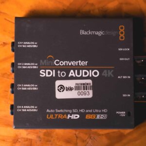 Blackmagic SDI to Audio